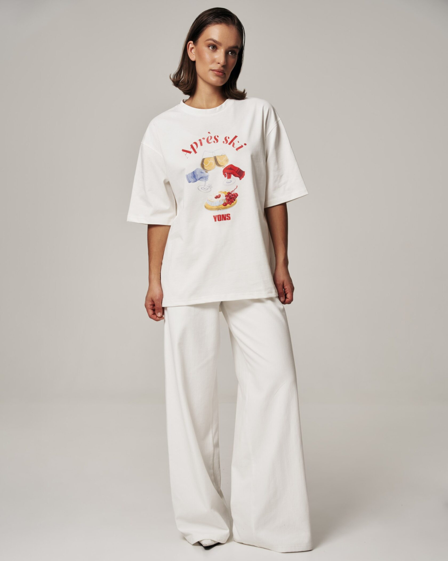 Футболка APRES SKI MILK YONS, цвет: молочный, YO-758 купить онлайн