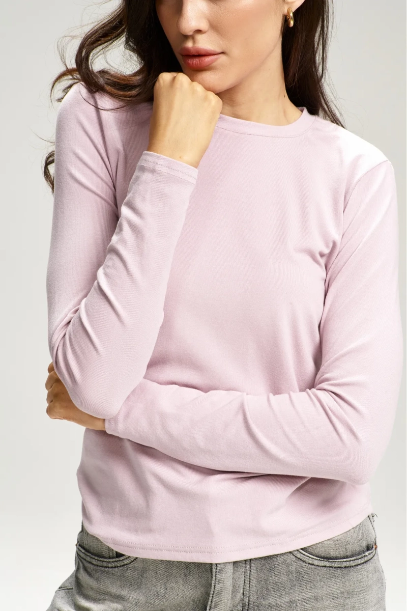 Лонгслив Base Pink Erist store, цвет: розовый, НФ-00003136 купить онлайн