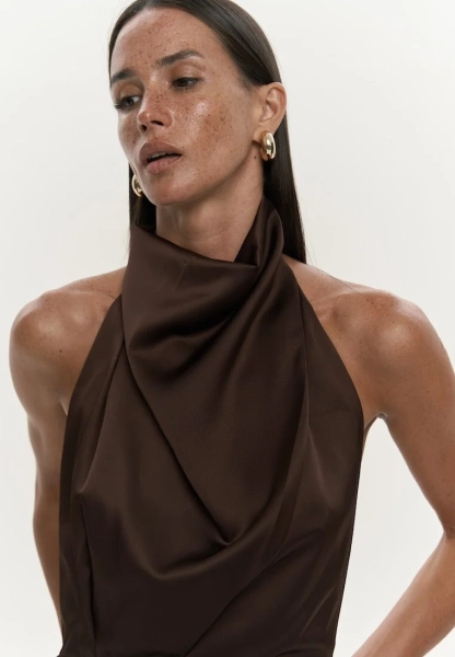 Платье "Фиби" Manera Odevatca, цвет: коричневый, NS-28-04-13 купить онлайн