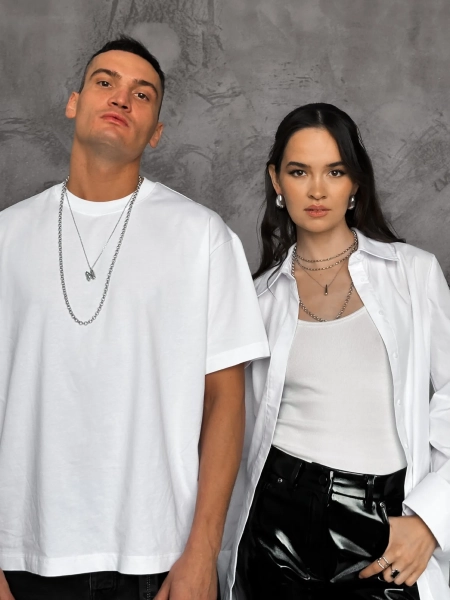 Серебряное массивное колье «Бесконечность» SBLESKOM, цвет: серебро, 11832 купить онлайн