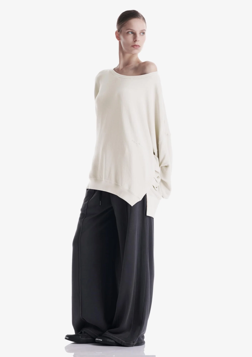 Свитшот с боковыми разрезами KRAKATAU, цвет: мультиколор, Fw124-43 купить онлайн