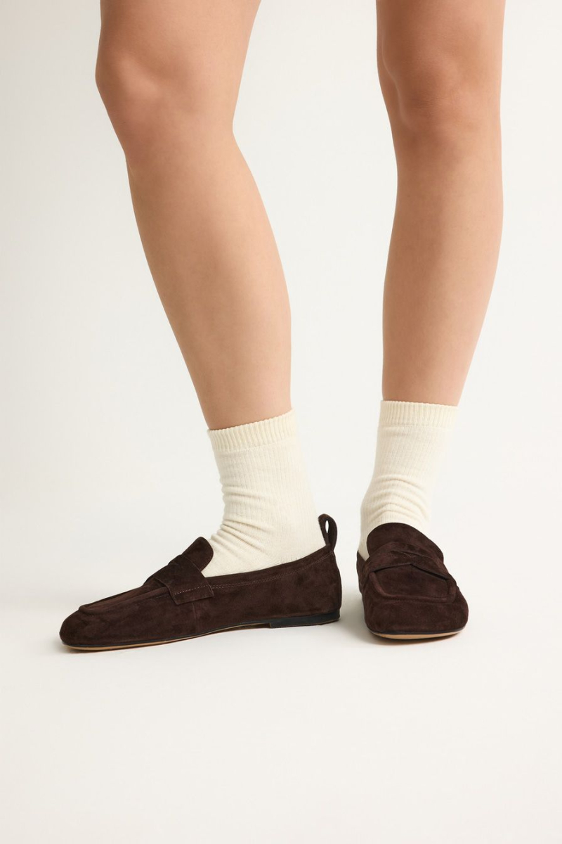 Лоферы из натуральной замши Lera Nena, цвет: коричневый LN.108.19467.700 купить онлайн