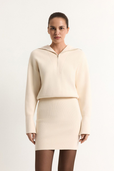 Платье из смесовой вискозы TOPTOP, цвет: молочный, TT.010.17829.120 купить онлайн