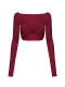 Кроп топ Florescence CLASS CATCH, цвет: burgundy  |новая коллекция купить онлайн