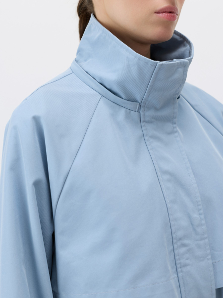 Плащ на кулиске с капюшоном Conso, цвет: голубой, SL 260119 - голубой купить онлайн