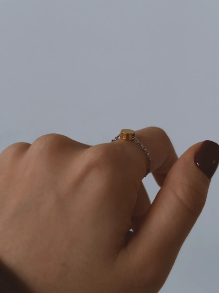 Серебряное кольцо-цепочка "Poise" SBLESKOM, цвет: серебро, 11772 купить онлайн
