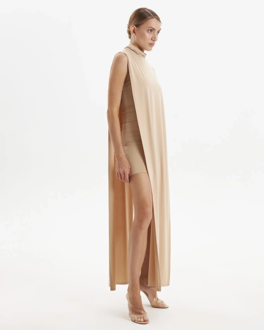 Туника СВЕРХУ M31DESIGN, цвет: BEIGE РТ-00000376 |новая коллекция купить онлайн