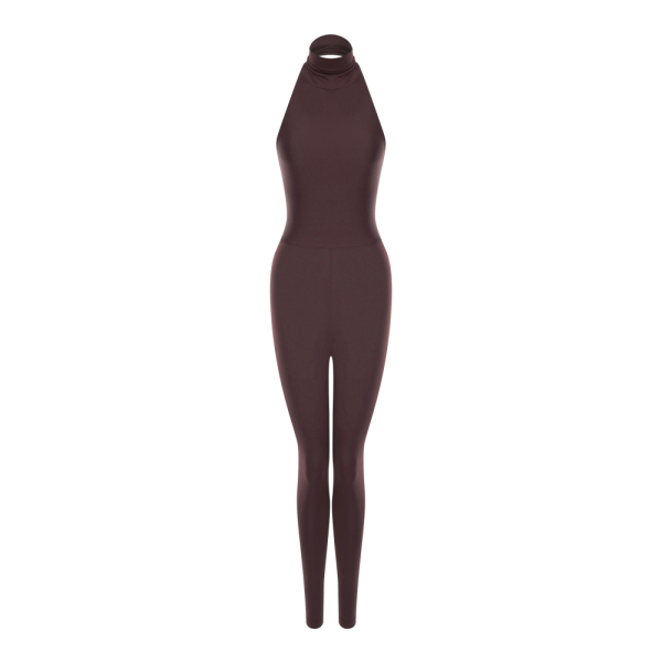 Комбинезон Long jumpsuit eggplant