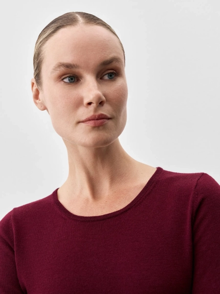 Боди из шерсти мериноса ANNA PEKUN, цвет: Бордовый, 32.1333.330 купить онлайн