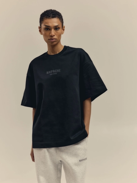 Футболка Heavyweight T-Shirt NAIPACHE, цвет: Черный,  купить онлайн