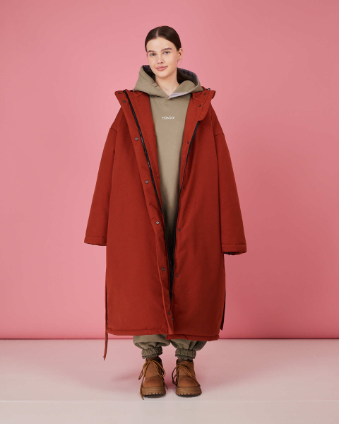 Плащ махагон зима TABOO, цвет: махагон, Plmah купить онлайн