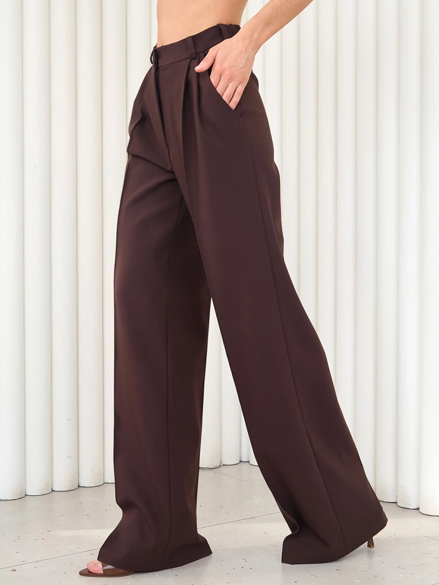 Брюки-клеш от бедра I.B.W., цвет: шоколад, TR006 купить онлайн