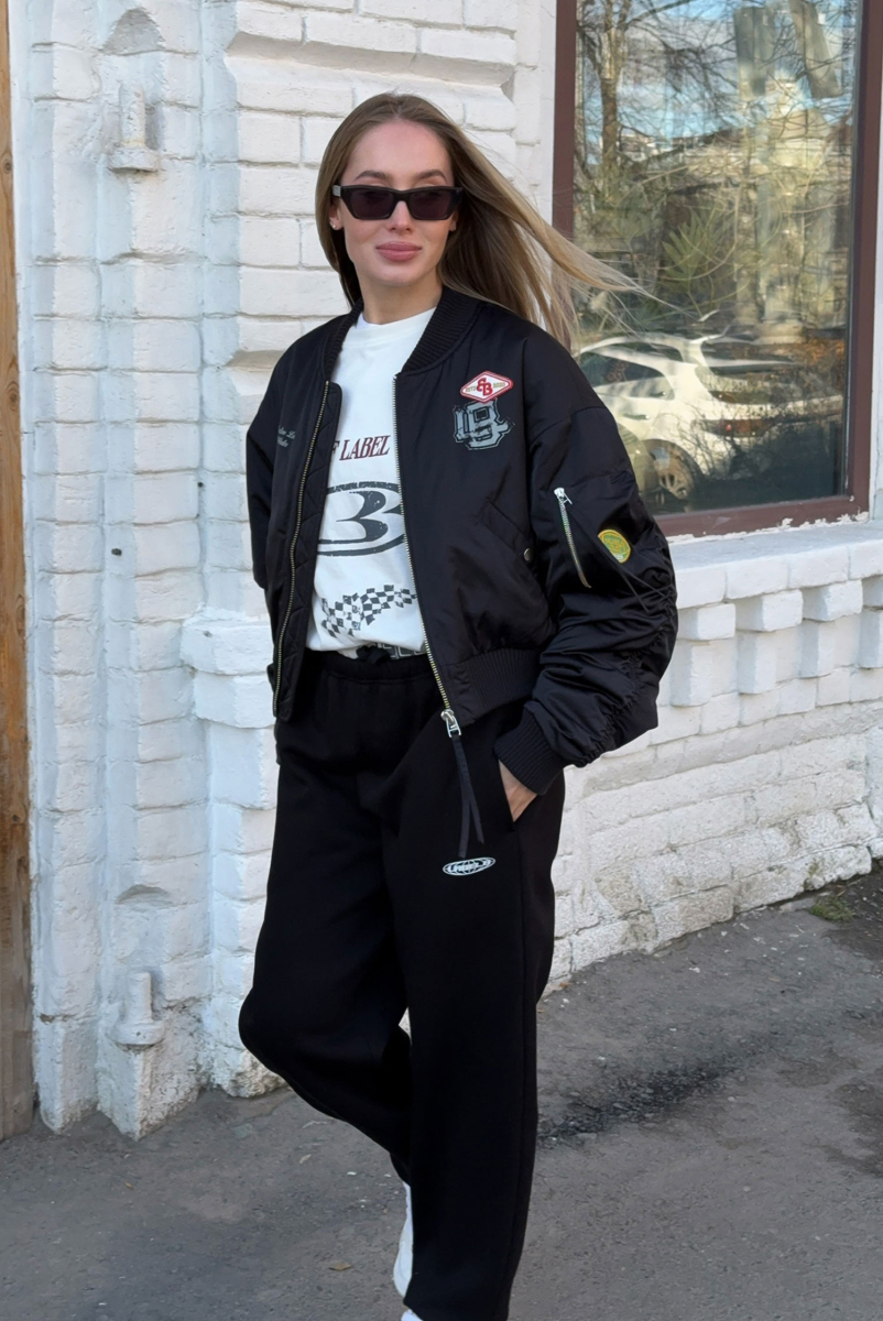 Бомбер короткий BLACK Label .B, цвет: black, Jc.36.4.1138.0925BLC купить онлайн