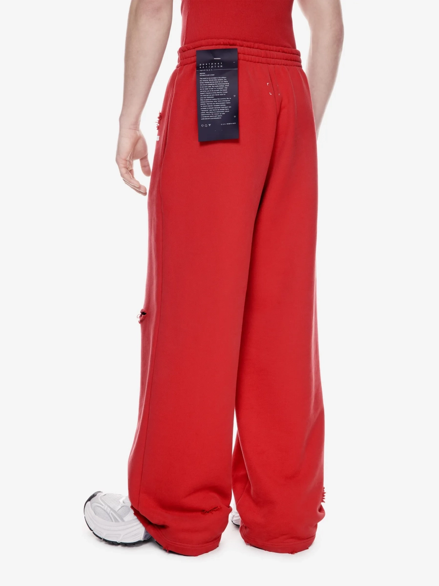 Хлопковые брюки POST POST SCRIPTUM, цвет: красный, 1103.000.00.00.426 купить онлайн
