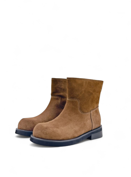 Ботинки зимние из натуральной замши GRANDERA, цвет: коричневый hn539-3630-n837/m (869) купить онлайн