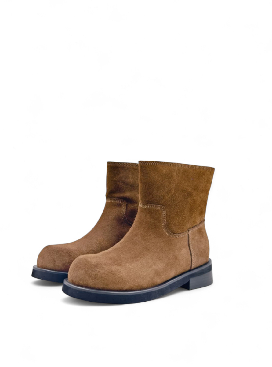 Ботинки зимние из натуральной замши GRANDERA, цвет: коричневый hn539-3630-n837/m (869) купить онлайн