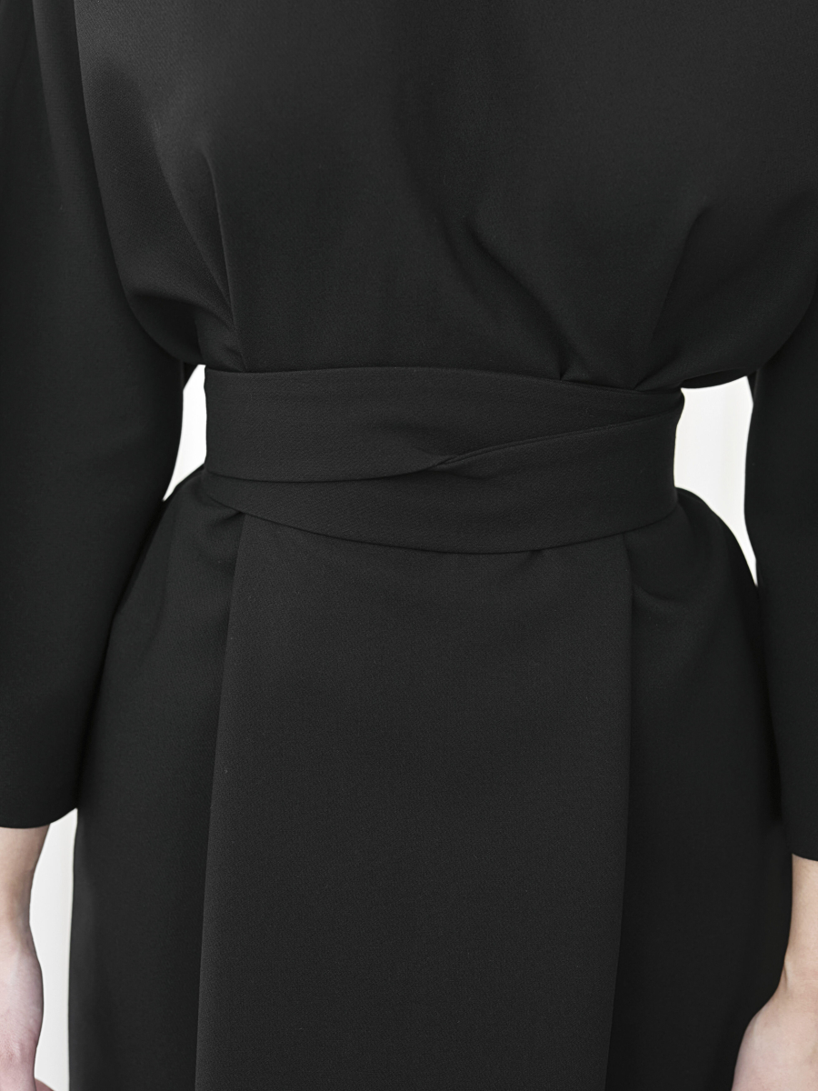 Платье с цельнокроеным рукавом I.B.W., цвет: Черный, DR004K купить онлайн