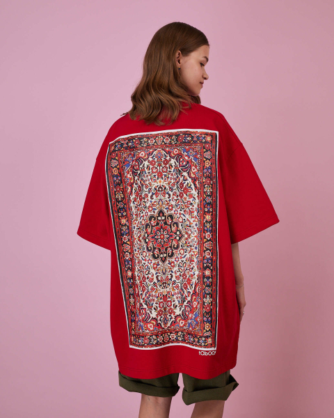 Футболка макси овер ковер