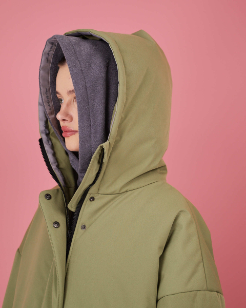 Бомбер лавр зима TABOO, цвет: зеленый, Blavr купить онлайн