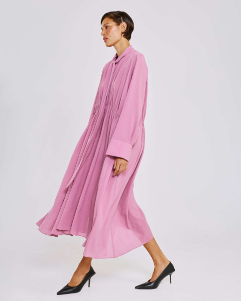 Платье с шарфом Anmuse, цвет: розовый, RB26SP315-DRS купить онлайн