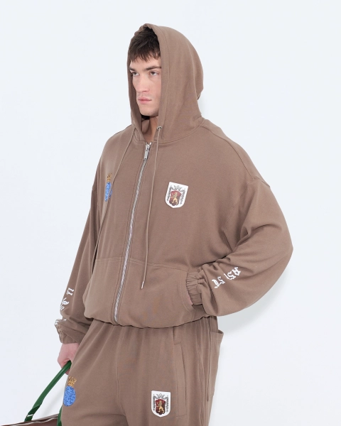 Костюм из мягкого хлопка с гербом ASIA ST 71, цвет: коричневый,  купить онлайн