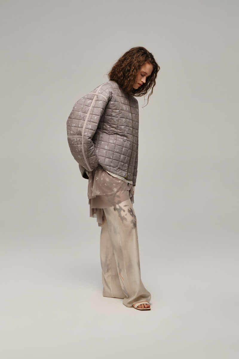 Двухсторонняя куртка UNKE, цвет: хаки, 2502JK001C_KH купить онлайн