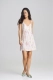 Платье мини на регулируемых бретелях Floral Pink