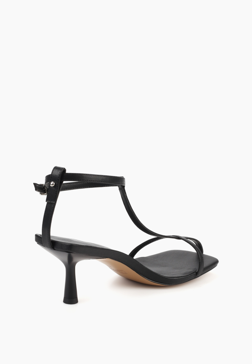 Босоножки натуральная кожа SBALO, цвет: Черный STR3-1 купить онлайн