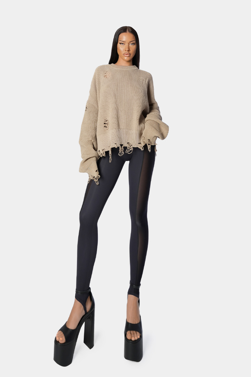 Свитер qb A QUICK BUCK, цвет: BEIGE,  купить онлайн