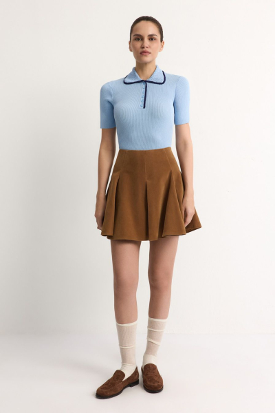 Джемпер из смесовой вискозы TOPTOP, цвет: голубой, TT.050.18841.601 купить онлайн