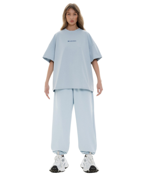 Джоггеры TERMINAL S `25 Suborbia, цвет: LIGHT BLUE 04715 |новая коллекция купить онлайн