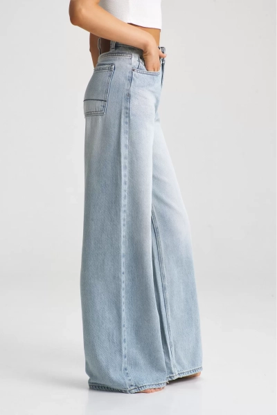 Джинсы WIDE Light Blue Erist store, цвет: голубой, НФ-00001126 купить онлайн