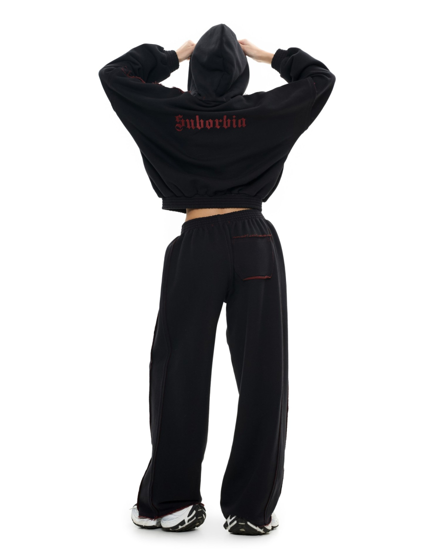 Костюм с палаццо Suborbia, цвет: Черный, 005802 купить онлайн