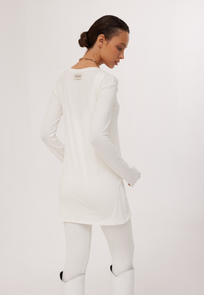 Лонгслив WooLook, цвет: молочный, V/LongD/W/Mol купить онлайн