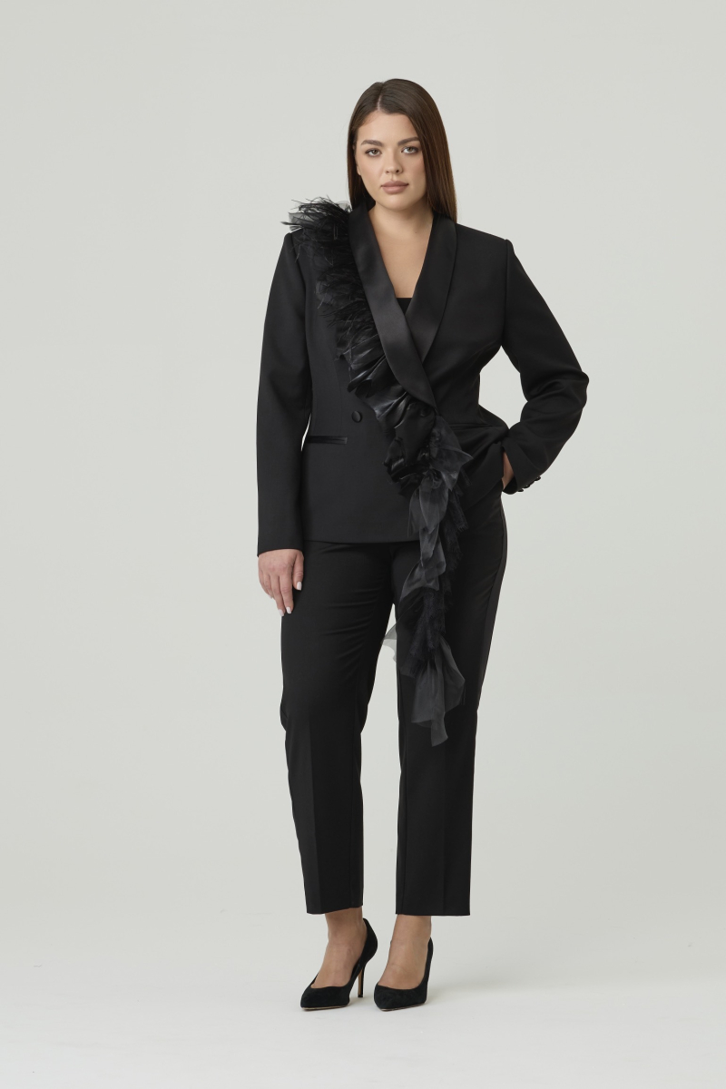 Жакет-смокинг 4forms, цвет: Черный, 65516 купить онлайн