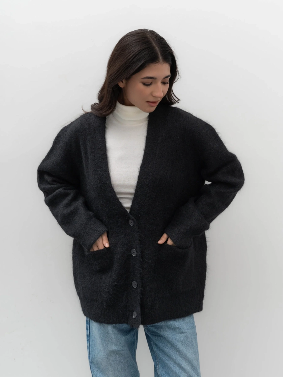 Кардиган Brodyaga TRES, цвет: графит, НФ-00002444 купить онлайн