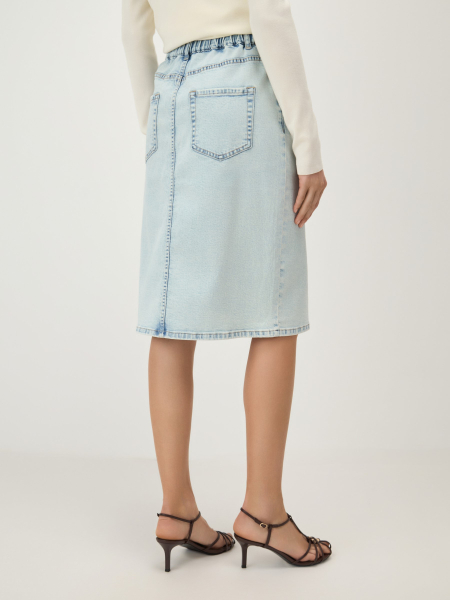 Юбка из денима Conso, цвет: голубой, PU 260410 - голубой купить онлайн