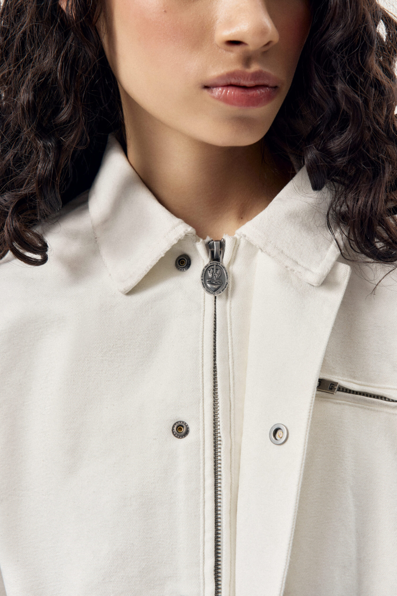 Куртка деним NAIPACHE, цвет: белый, 2614013000 купить онлайн