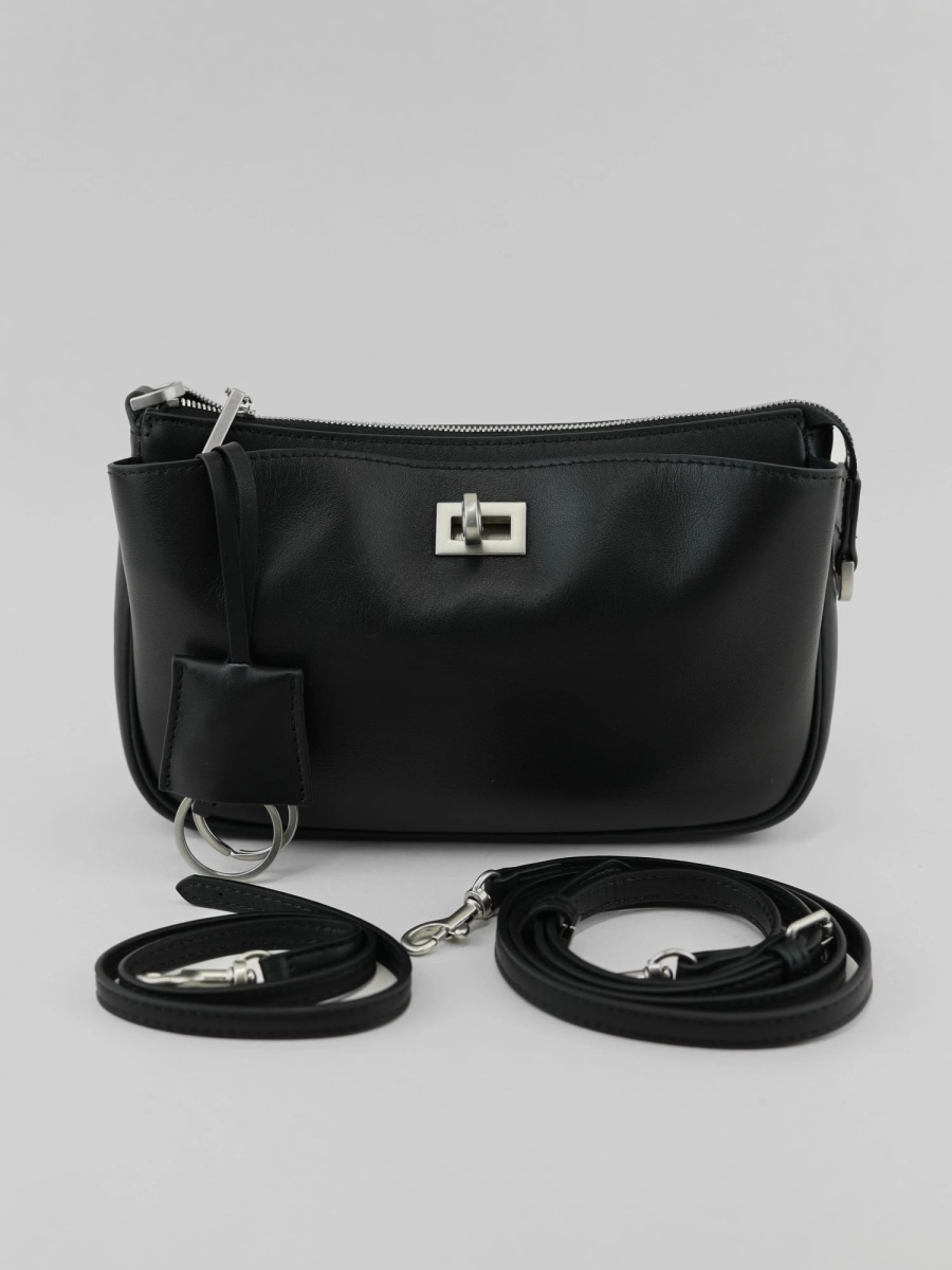 Сумка SANDRA BAGUETTE brand salad, цвет: silver black J-704-PHR 7888 купить онлайн