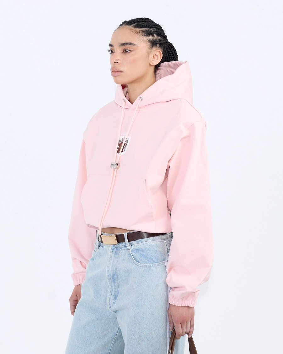 Укороченное худи ASIA ST 71, цвет: розовый, Ast71.hood-harpy-pink купить онлайн