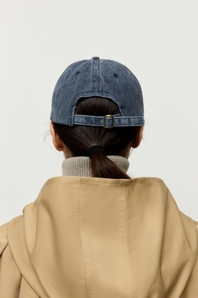 Кепка с надписью 1 AROUND, цвет: синий винтажный 175_07C02 купить онлайн