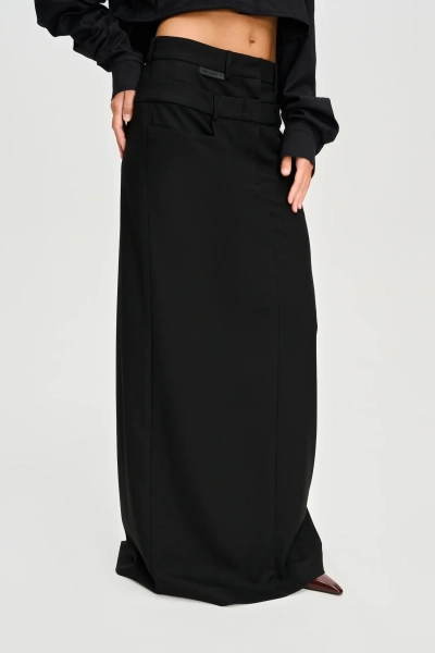 Юбка с двойным поясом Label .B, цвет: black, Sk.27.3.3131BLC со скидкой купить онлайн
