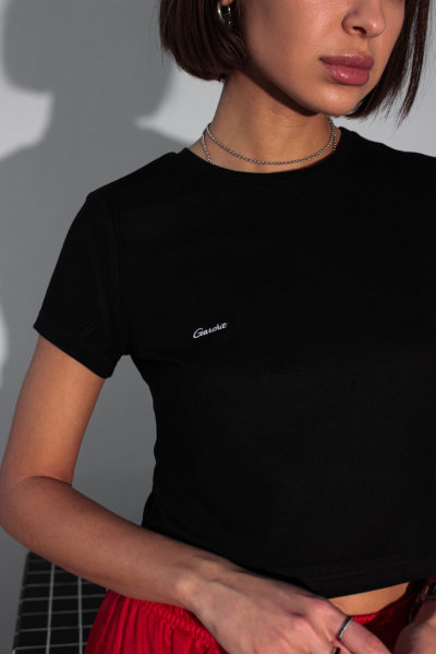 Футболка по фигуре GARCHIT, цвет: Черный, GARFutbFigBl купить онлайн