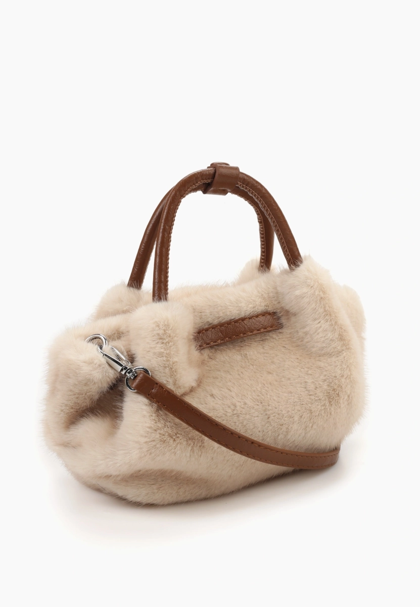 Сумка Purseus меховая SBALO, цвет: белый  купить онлайн