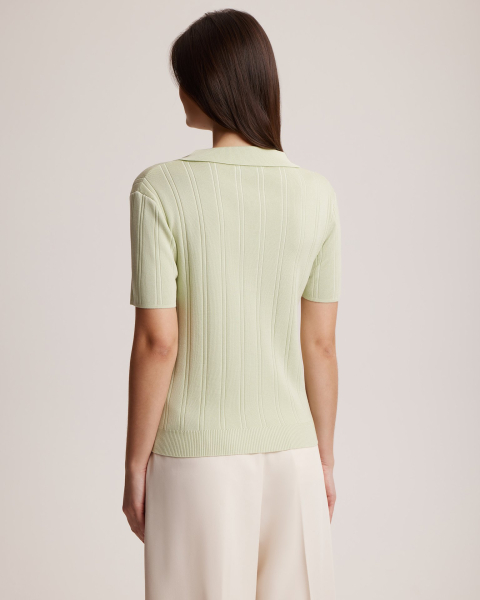 Поло To be Blossom, цвет: light-green 131433 |новая коллекция купить онлайн