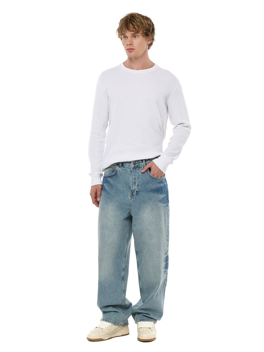 Джинсы FRHT Baggy FRHT&OUT OF REACH, цвет: washed blue, JNSBGGWDBL купить онлайн