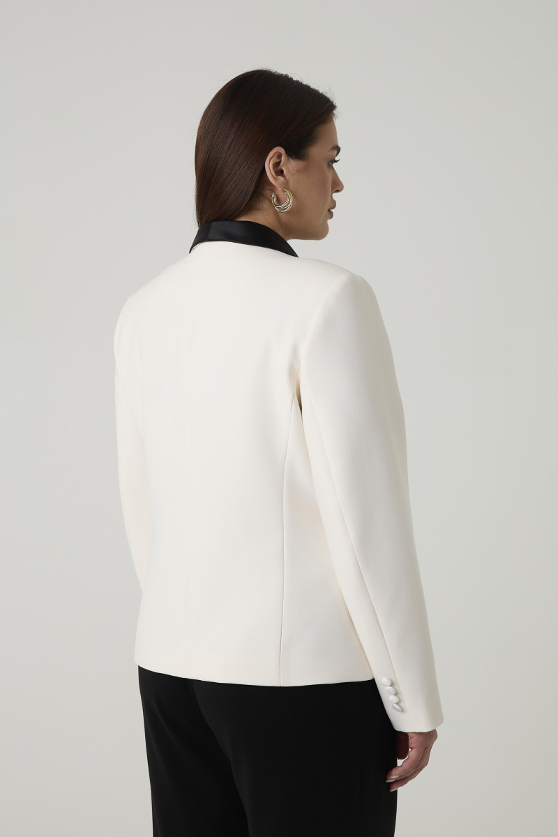 Жакет-смокинг 4forms, цвет: молочный, 65514 купить онлайн