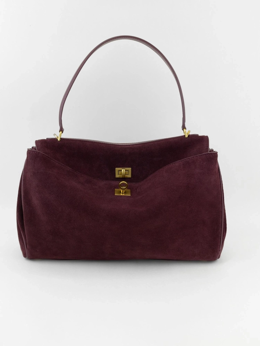 Сумка SANDRA MEDIUM brand salad, цвет: suede plum J-704-PHR 7272 купить онлайн
