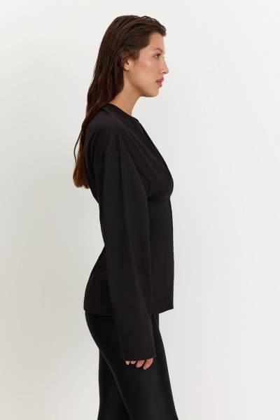 Блуза из 100% хлопка TOPTOP, цвет: Черный, TTS.025.18295.900.05086 купить онлайн