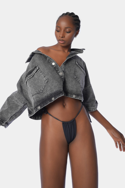 Куртка Denim qb A QUICK BUCK, цвет: black,  купить онлайн